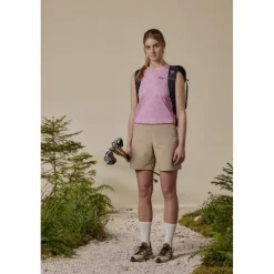 Maloja WallbergM. Gravel Tanktop Dames - magnolia stripeflower 1131