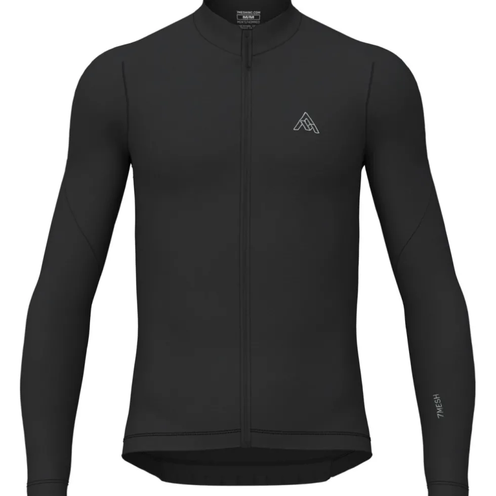 7mesh Ashlu Merino Shirt met lange mouwen voor heren - Black