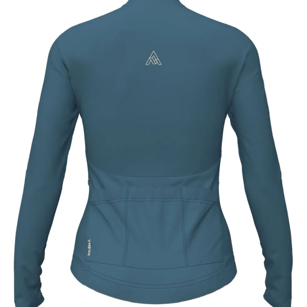 7mesh Atlas Shirt met Lange Mouwen Dames - Lake Blue