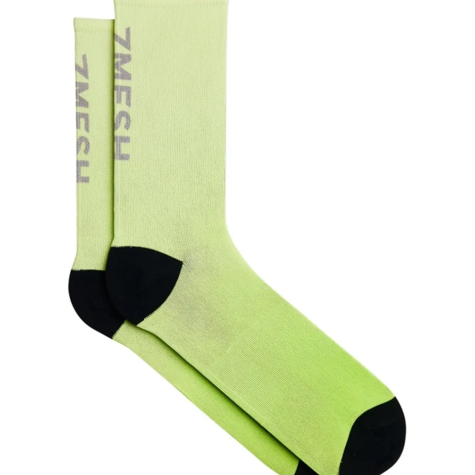 7mesh Fading Light 7,5" Sokken - Lime Sorbet