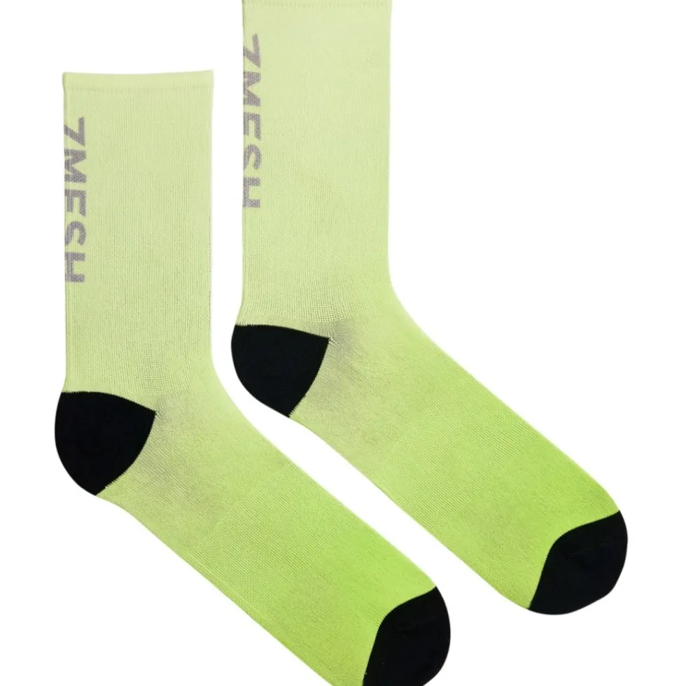 7mesh Fading Light 7,5" Sokken - Lime Sorbet