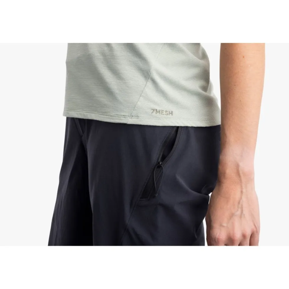 7mesh Transition 12" Short Damen - Zwart
