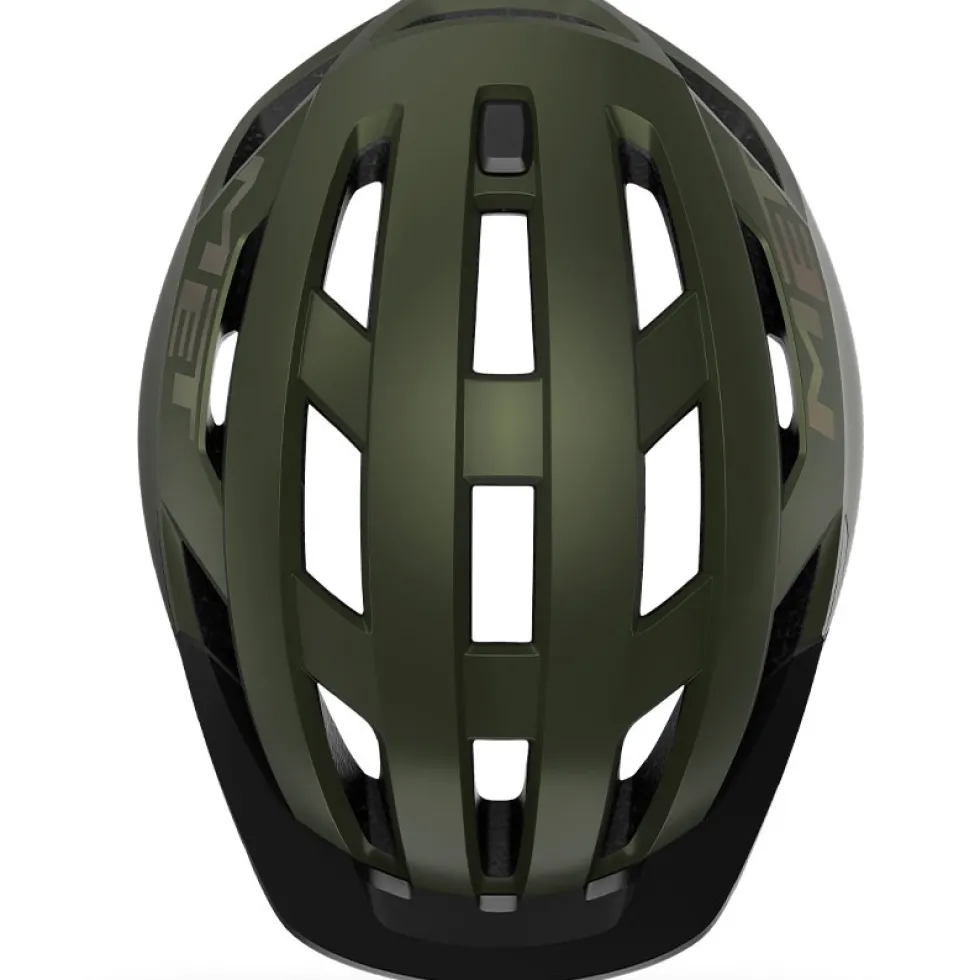 MET Allroad Helmet - olive iridescent matt