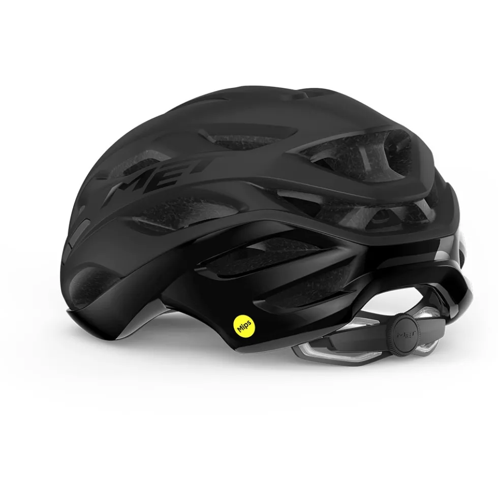 MET Estro MIPS Fietshelm - black matt glossy