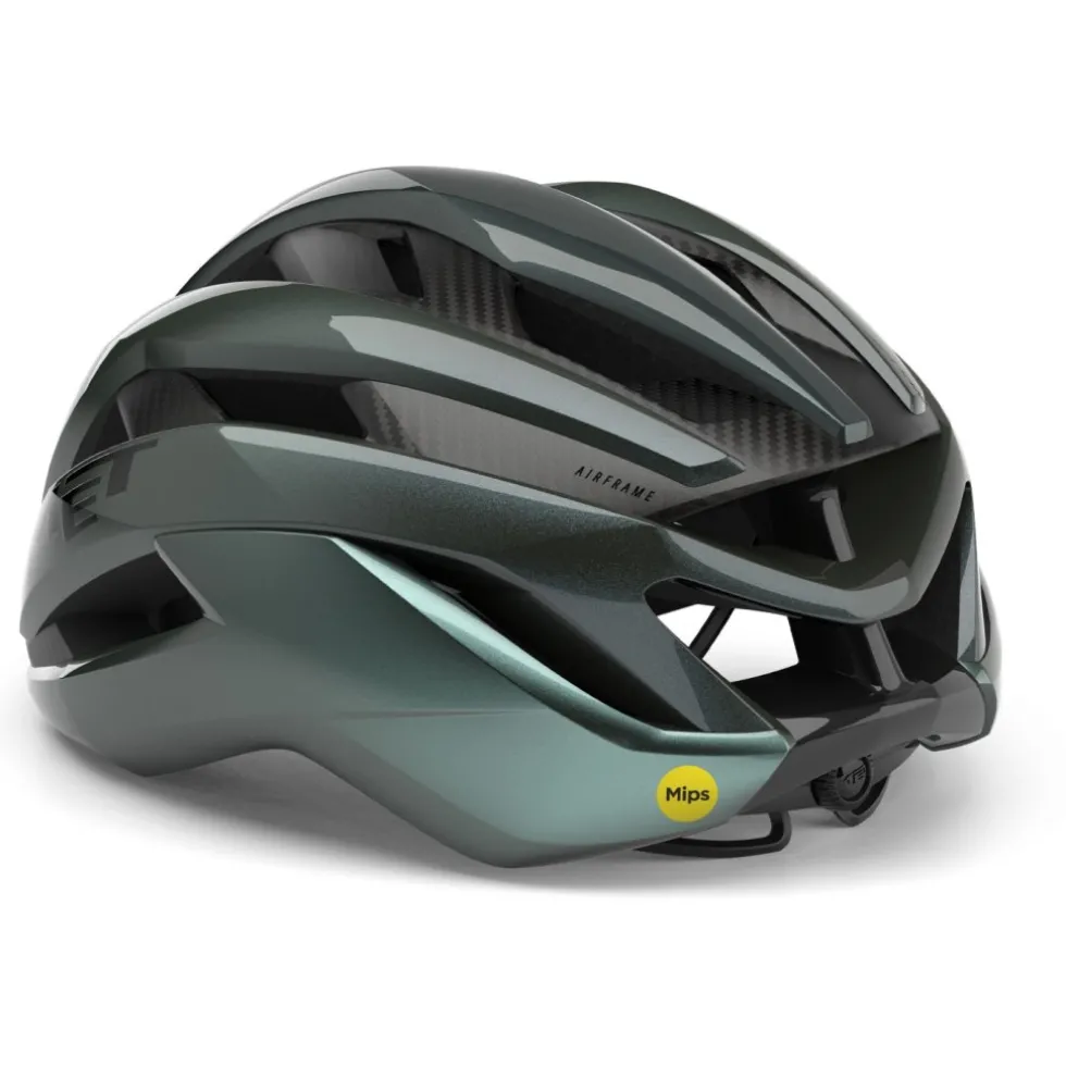 MET Trenta 3K Carbon Fietshelm - Hyper Teal/Glossy