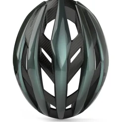 MET Trenta 3K Carbon Fietshelm - Hyper Teal/Glossy