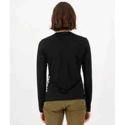 Mons Royale Diversion Merino Fietsshirt met Lange Mouwen Dames - zwart