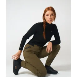 Mons Royale Diversion Merino Trail Broek Dames - dark olive