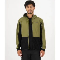 Mons Royale Diversion Merino Windjas Heren - fern / zwart