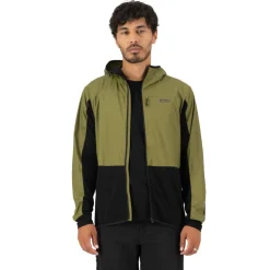 Mons Royale Diversion Merino Windjas Heren - fern / zwart