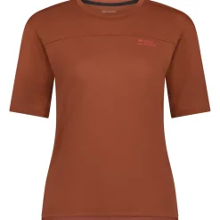 Mons Royale Diversion Merino Fietsshirt met Korte Mouwen Dames - sienna
