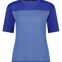 Mons Royale Diversion Merino Fietsshirt met Korte Mouwen Dames - ocean / ultramarine