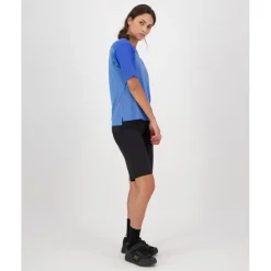 Mons Royale Diversion Merino Fietsshirt met Korte Mouwen Dames - ocean / ultramarine