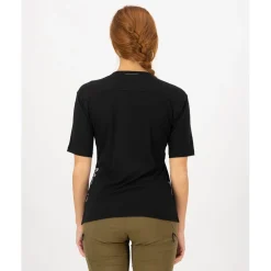 Mons Royale Diversion Merino Fietsshirt met Korte Mouwen Dames - zwart