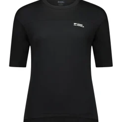 Mons Royale Diversion Merino Fietsshirt met Korte Mouwen Dames - zwart