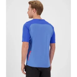 Mons Royale Diversion Merino Fietsshirt met Korte Mouwen Heren - ocean / ultramarine