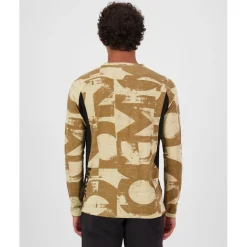 Mons Royale Diversion Merino Fietsshirt met Lange Mouwen Heren - mr grunge / black