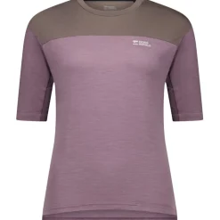 Mons Royale Diversion Merino Fietsshirt met Korte Mouwen Dames - mauve / iron