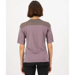 Mons Royale Diversion Merino Fietsshirt met Korte Mouwen Dames - mauve / iron