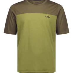 Mons Royale Diversion Merino Fietsshirt met Korte Mouwen Heren - fern / olijf