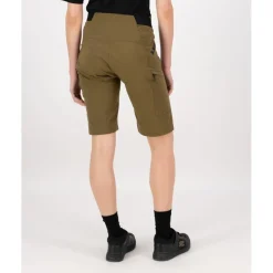 Mons Royale Diversion Merino Trail Short Dames - dark olive
