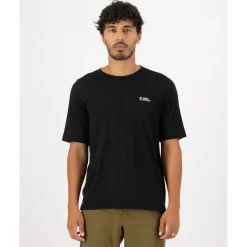 Mons Royale Diversion Merino Fietsshirt met Korte Mouwen Heren - zwart