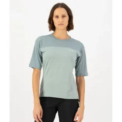 Mons Royale Diversion Merino Fietsshirt met Korte Mouwen Dames - dew / desert sage