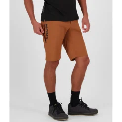 Mons Royale Diversion Merino Trail Short Heren - caramel