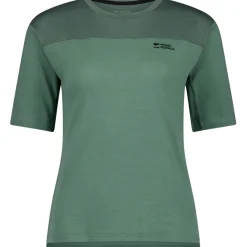 Mons Royale Diversion Merino Fietsshirt met Korte Mouwen Dames - thyme / cypress