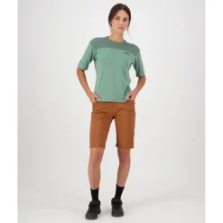 Mons Royale Diversion Merino Fietsshirt met Korte Mouwen Dames - thyme / cypress