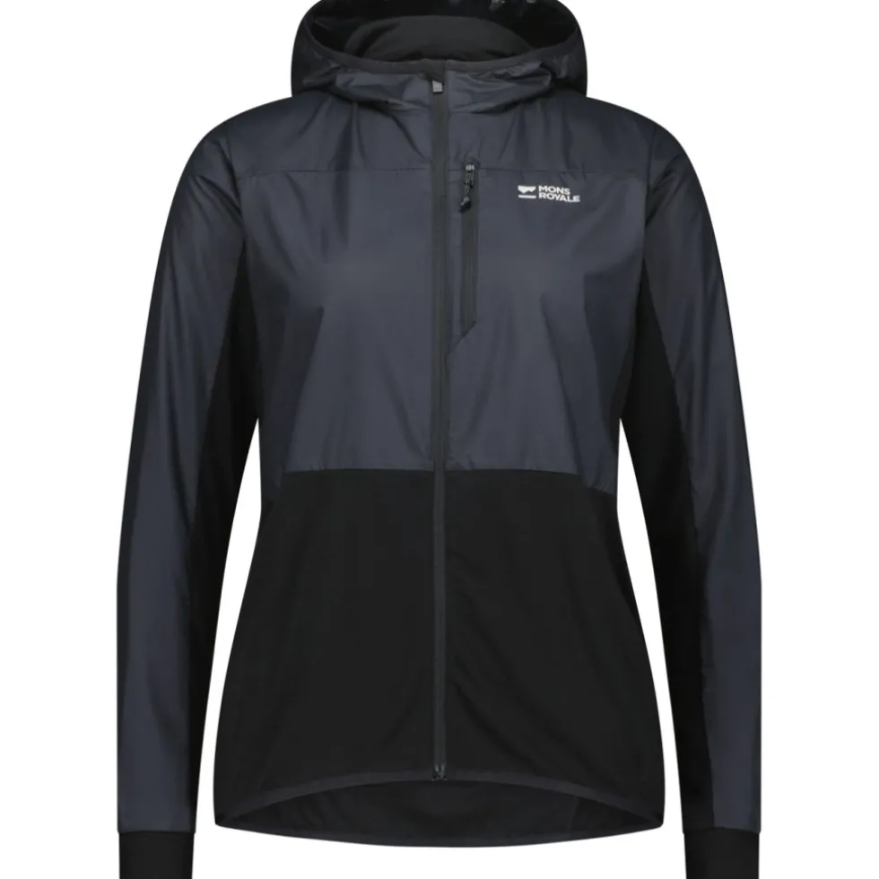 Mons Royale Diversion Merino Windjas Dames - zwart
