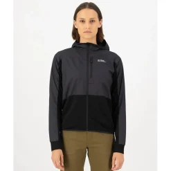 Mons Royale Diversion Merino Windjas Dames - zwart