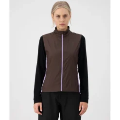 Mons Royale Redwood Merino Windvest Dames - cedar / lupin