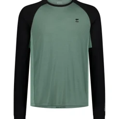 Mons Royale Tarn Merino Shirt met Lange Mouwen Heren - cypress / black / thyme