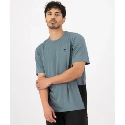 Mons Royale Tarn Merino T-Shirt Heren - goblin blue / zwart