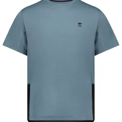 Mons Royale Tarn Merino T-Shirt Heren - goblin blue / zwart