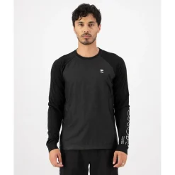Mons Royale Tarn Merino Wind Fietsshirt Heren - zwart