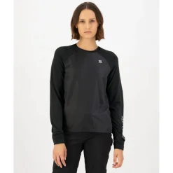 Mons Royale Tarn Merino Wind Fietsshirt Dames - black