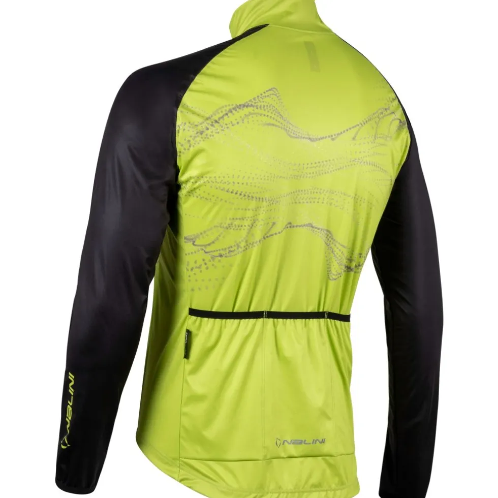 Nalini Bas Eco Windjas Heren - zwart/geel 4400