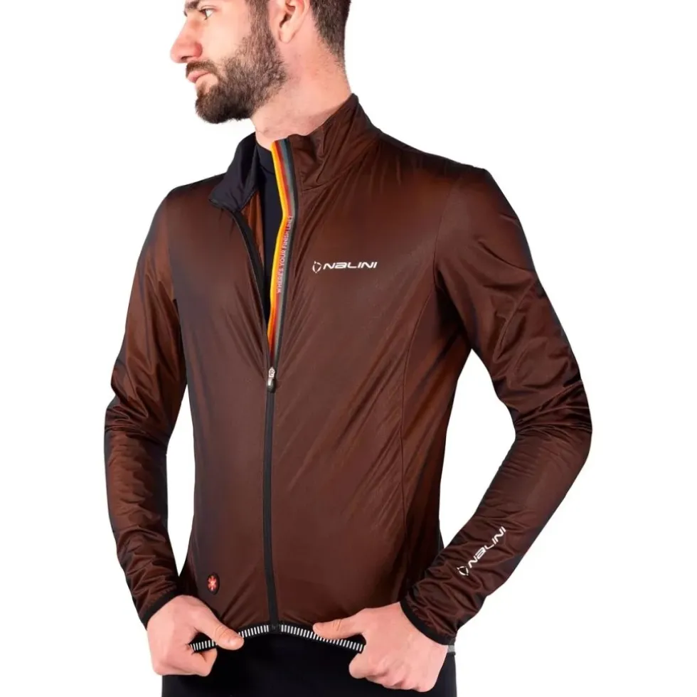 Nalini Breva Windjas Heren - orange 4120