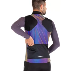 Nalini Coleottero Fietsvest Heren - black/grey 4000