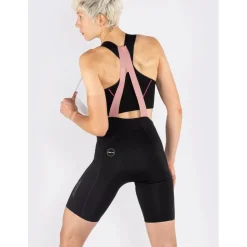 Nalini Fast Fietsshorts met bretels Dames - zwart 4000