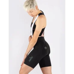 Nalini Fast Fietsshorts met bretels Dames - zwart 4000