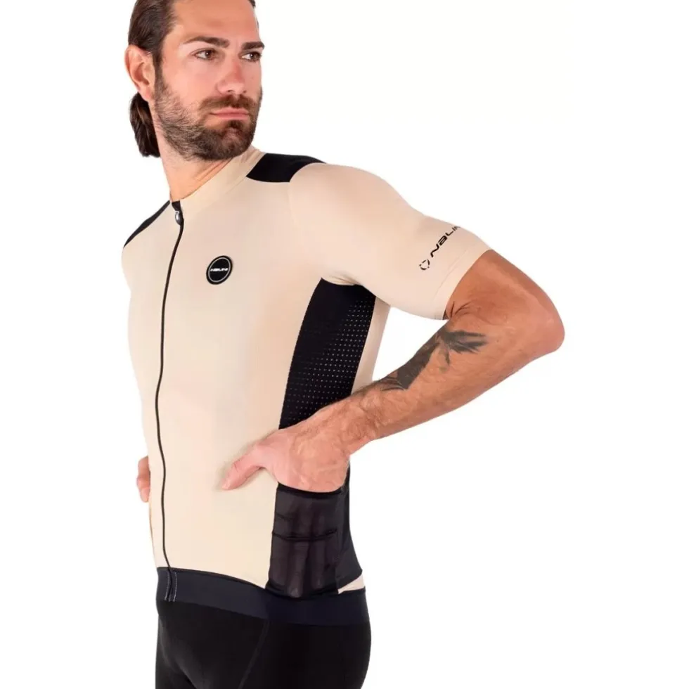 Nalini Five Pockets Fietsshirt heren - black/pristine 4010