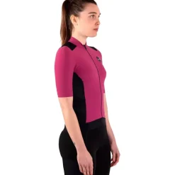 Nalini Five Pockets Fietstrui Dames - black/red wine 4750