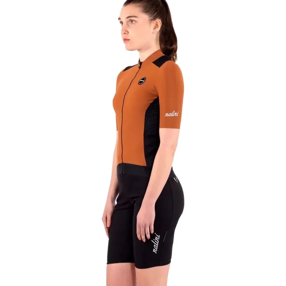 Nalini Five Pockets Fietstrui Dames - black/brown 4500