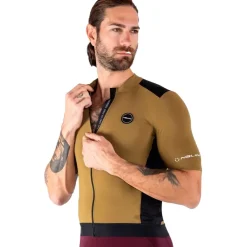 Nalini Five Pockets Fietstrui Heren - black/dark green 4400