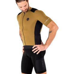 Nalini Five Pockets Fietstrui Heren - black/dark green 4400