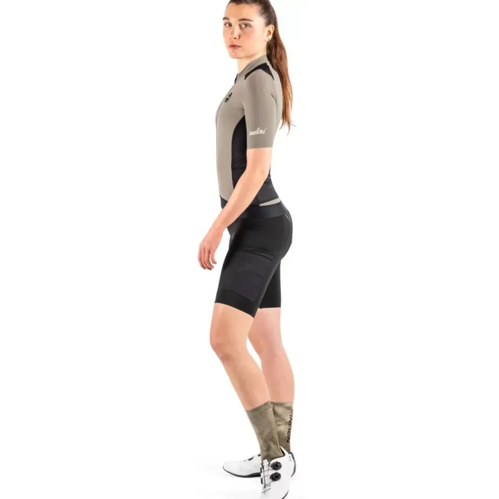 Nalini Five Pockets Fietsshirt dames - black/sage 4400