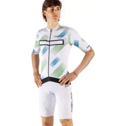 Nalini Harlem Fietsshirt heren - wit 4020